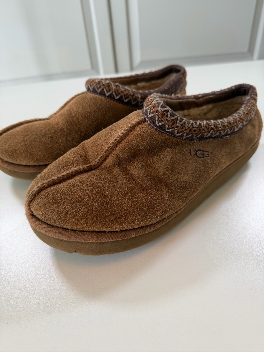 UGG Tasman Slippers Chestnut Suede Women’s 8 Style 5995